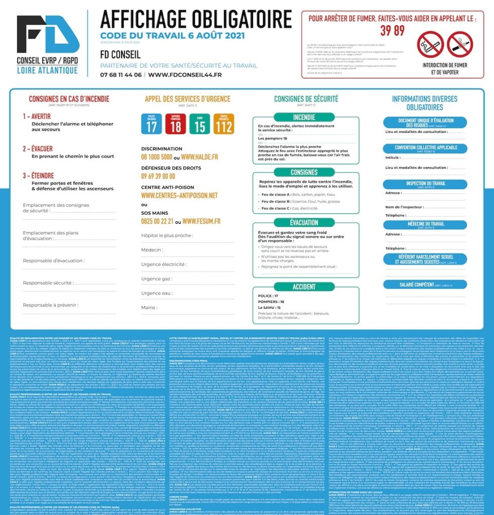 découvrez l'importance de l'affichage légal en entreprise : obligations, documents à afficher et conseils pour assurer la conformité avec la réglementation en vigueur.