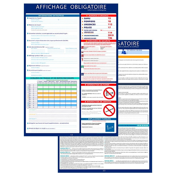 découvrez l'importance de l'affichage légal en entreprise : obligations, documents à afficher, risques en cas de non-conformité et conseils pour respecter la réglementation.