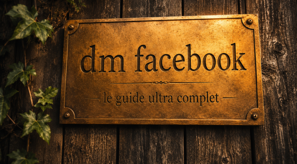 DM Facebook : un canal simple pour créer une relation directe avec son audience